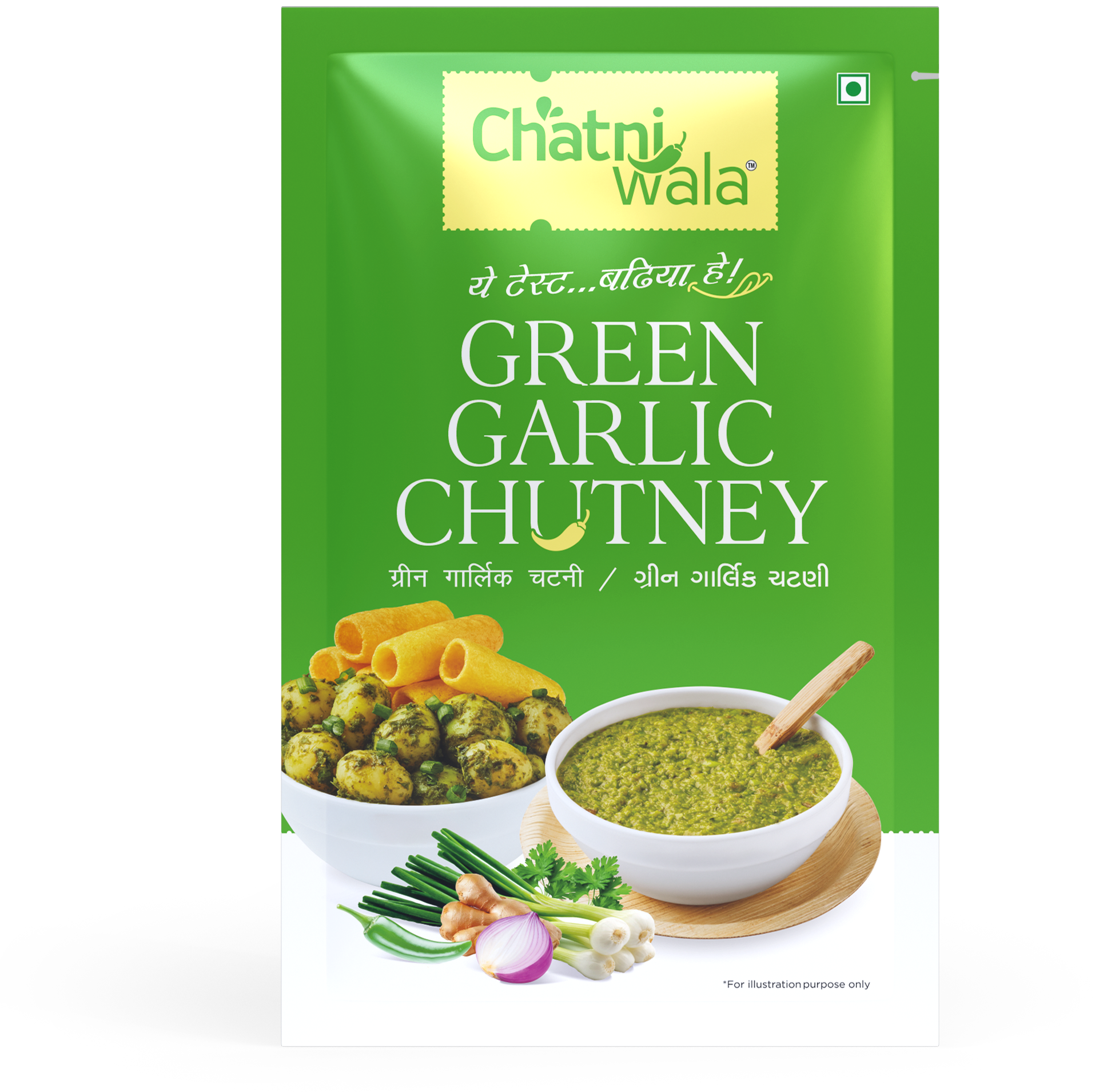 Green Garlic Chutney