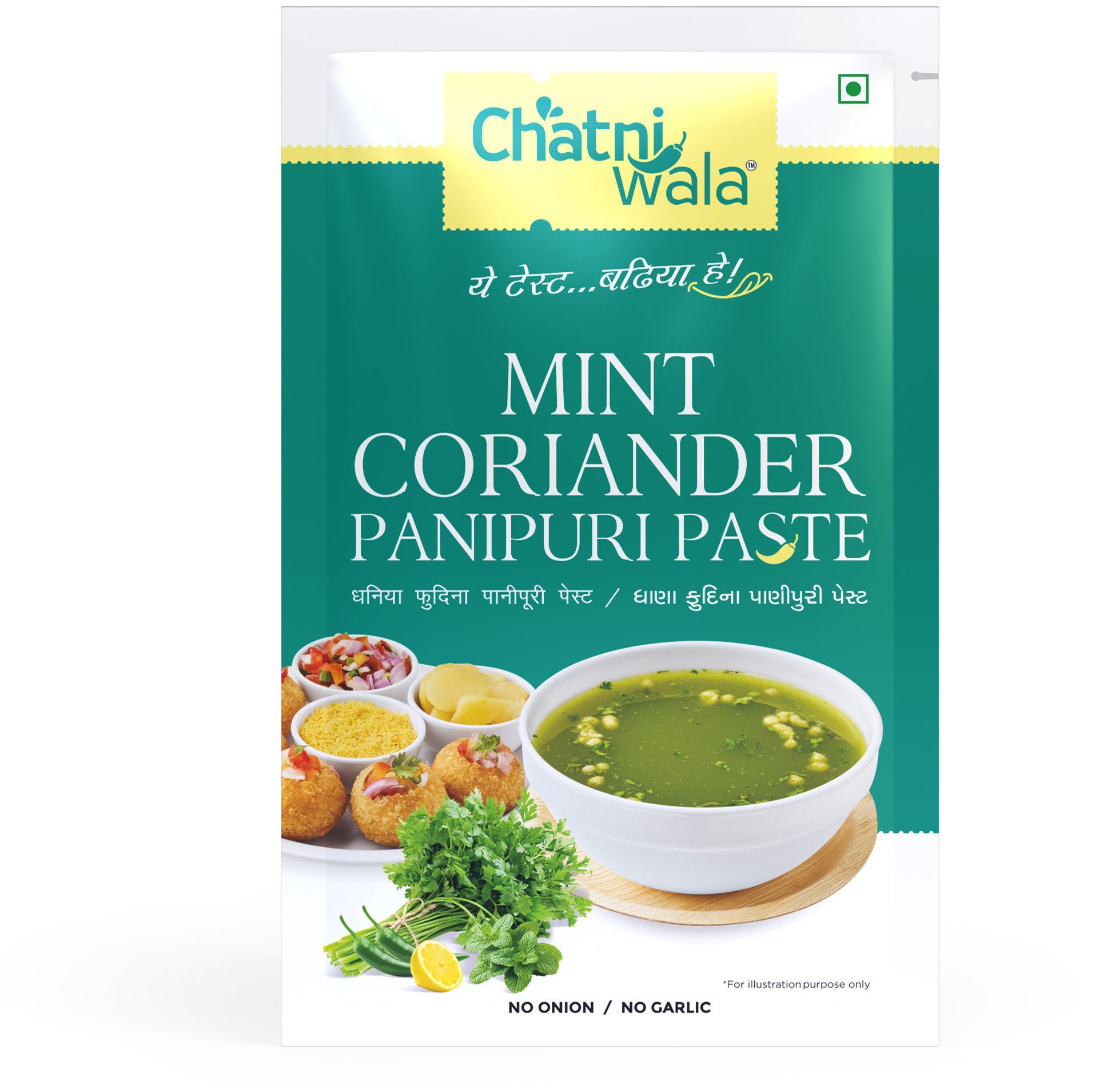 Mint Coriander Panipuri Paste