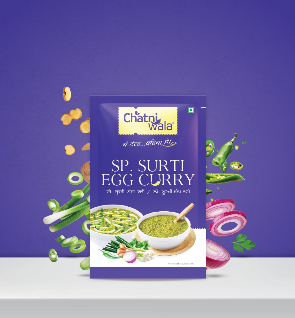Special Surti Egg Curry chutney