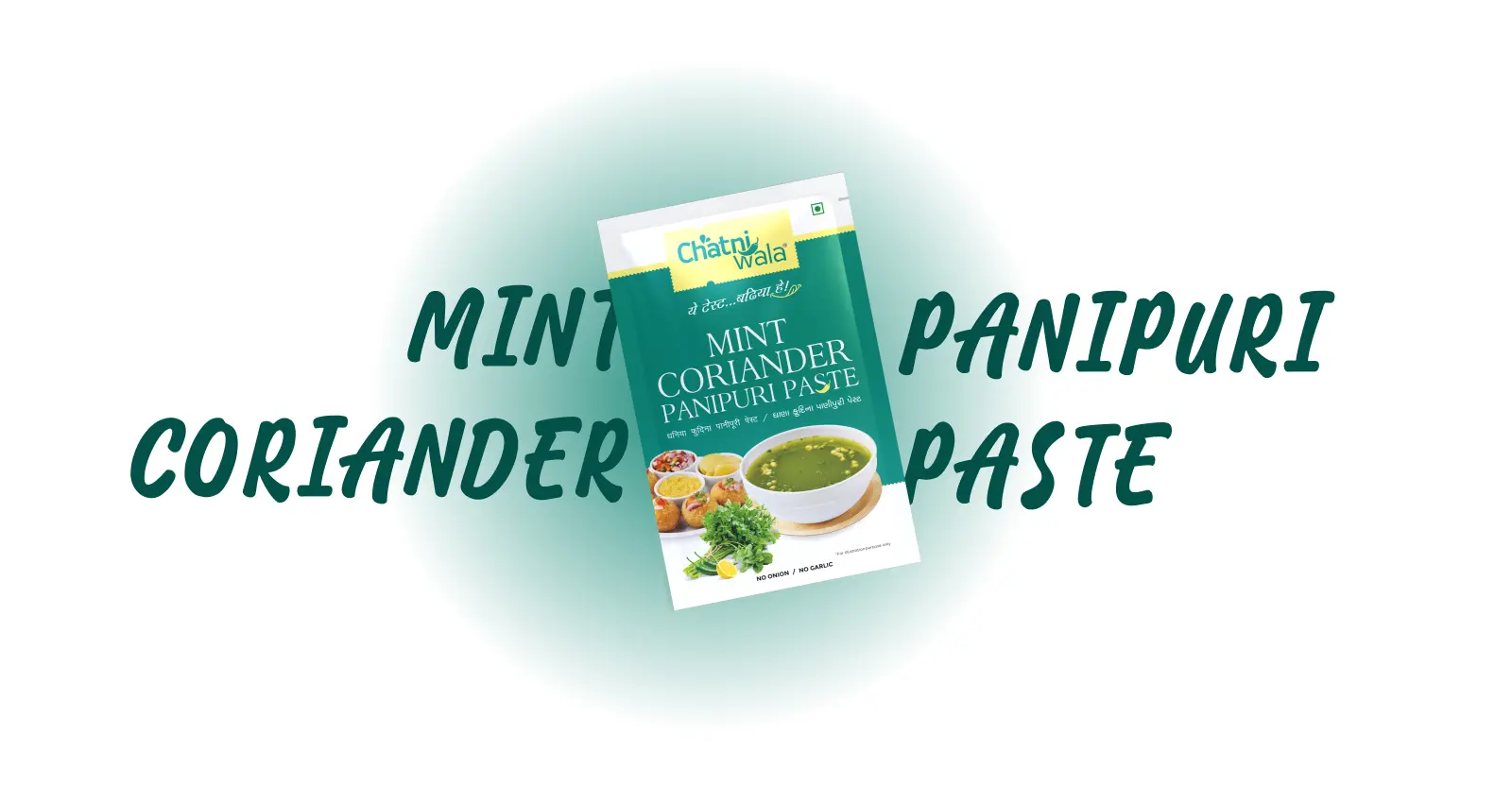 mint coriander pani puri paste